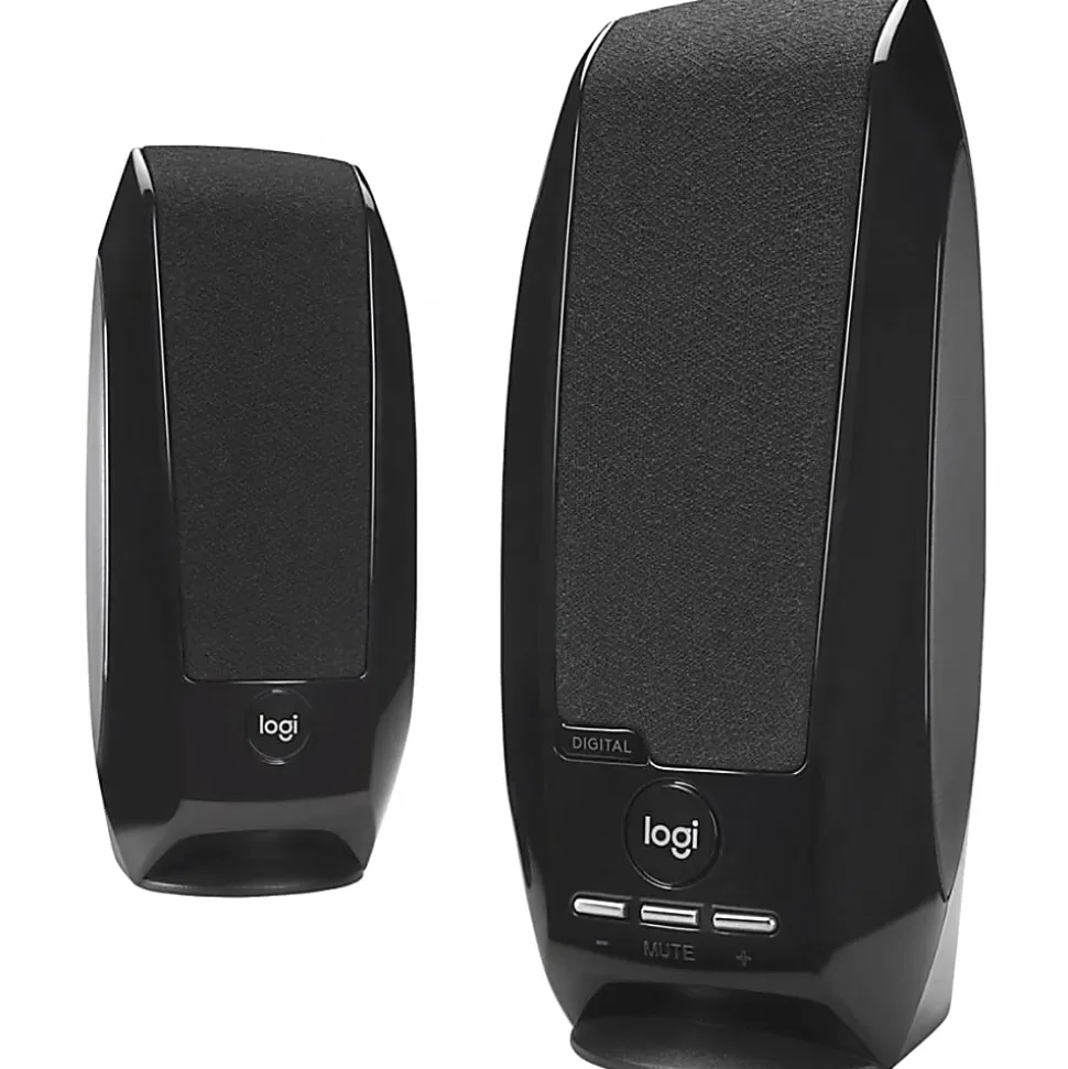 Logitech® S-150 Digital USB Speaker System, Black