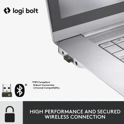 Logitech Signature MK650 Combo For Business Wireless Mouse and Keyboard Combo, Off White