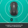 Logitech® Signature M650 Left-Handed Wireless Mouse, Graphite