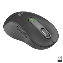 Logitech® Signature M650 Left-Handed Wireless Mouse, Graphite