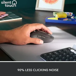 Logitech® Signature M650 Left-Handed Wireless Mouse, Graphite