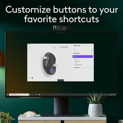 Logitech® Signature M650 Left-Handed Wireless Mouse, Graphite