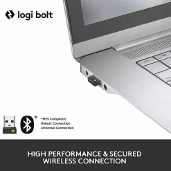 Logitech Signature M650 L for Business (Graphite) - Brown Box - Wireless - Bluetooth/Radio Frequency - 910006346