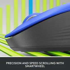 Logitech Signature M550 L Full-Size Wireless Mouse, Blue, 910-006794