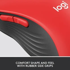 Logitech® Signature M650 L Full-Size Wireless Mouse, Red, 910-006358