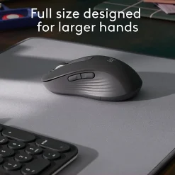 Logitech® Signature M650 L Full-Size Wireless Mouse, Blue, 910-006232
