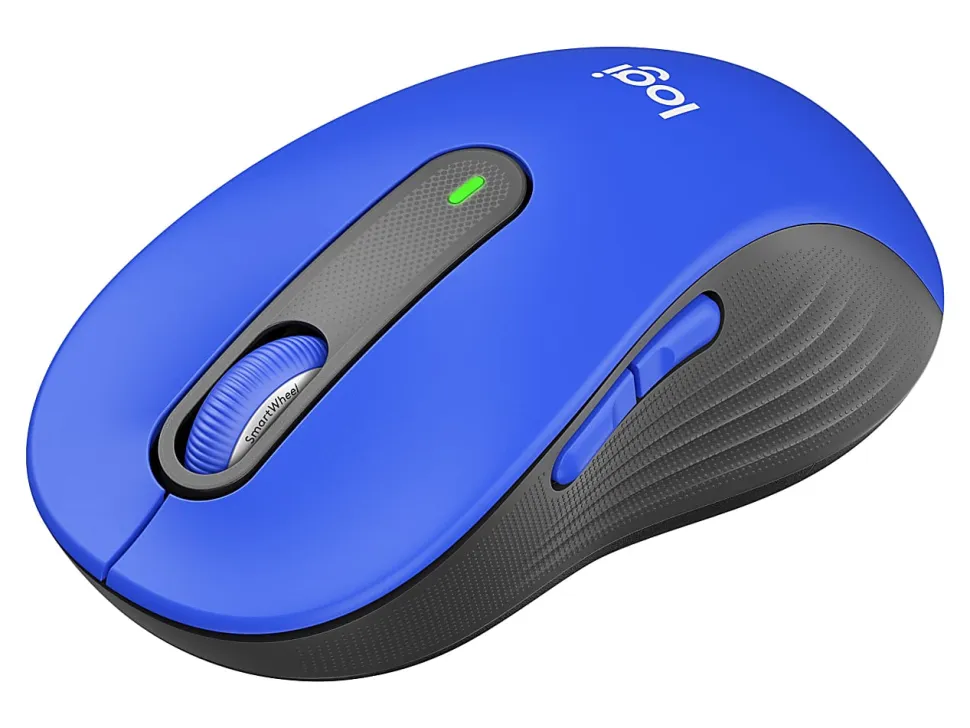 Logitech® Signature M650 L Full-Size Wireless Mouse, Blue, 910-006232