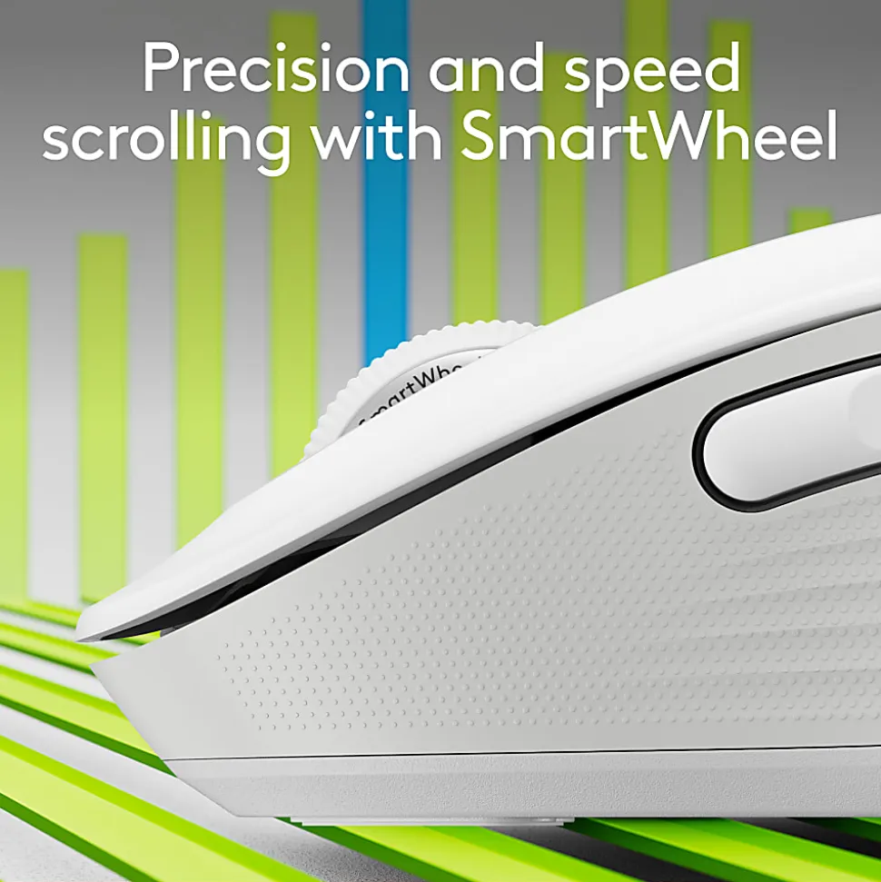 Logitech® Signature M650 Wireless Mouse, Off-White