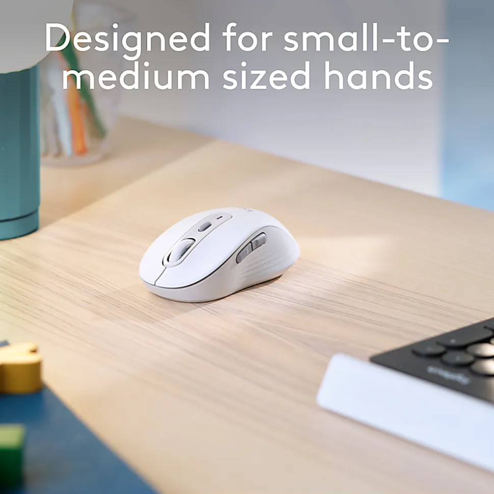 Logitech® Signature M650 Wireless Mouse, Off-White