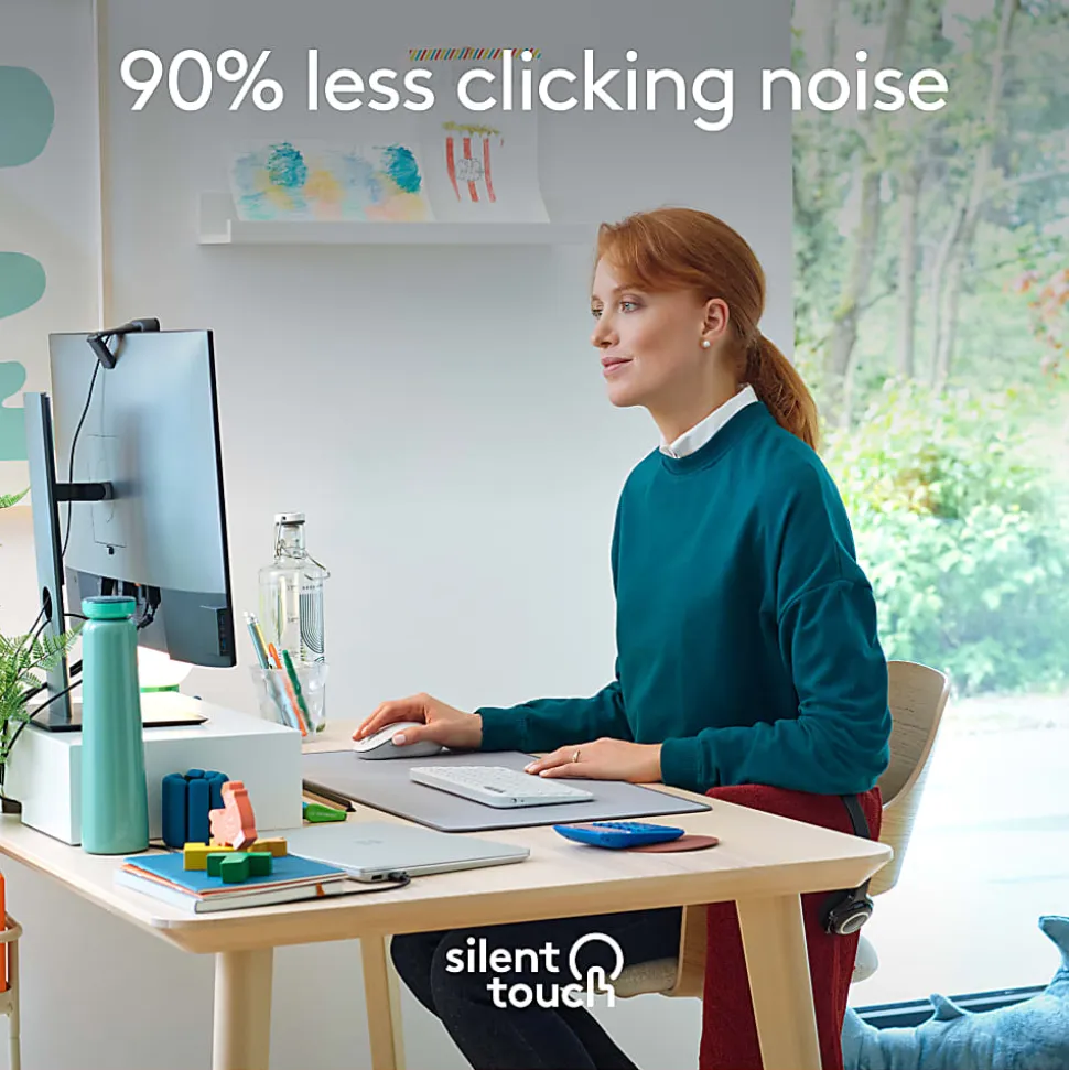 Logitech® Signature M650 Wireless Mouse, Off-White