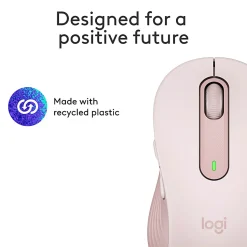 Logitech® Signature M650 Wireless Mouse, Rose, 910-006251