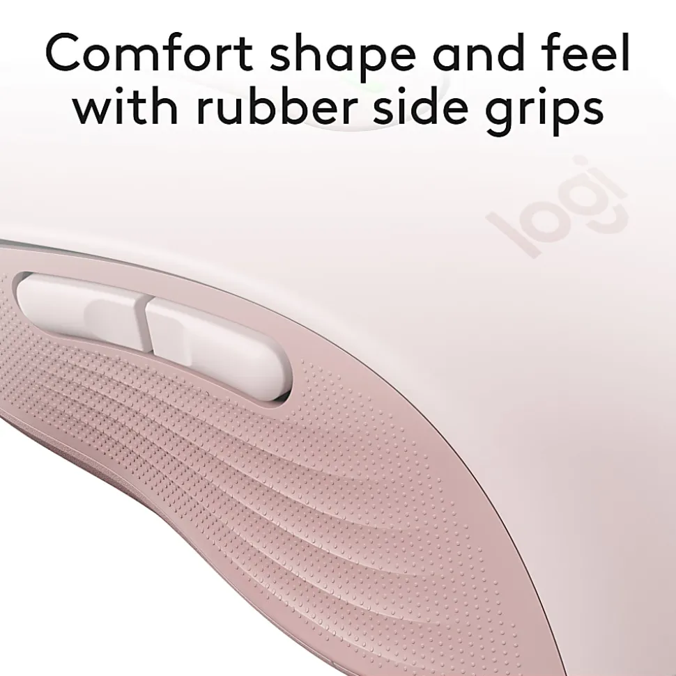 Logitech® Signature M650 Wireless Mouse, Rose, 910-006251