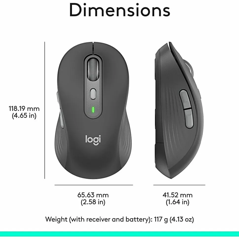 Logitech Signature Plus M750 L Mouse, 910007508