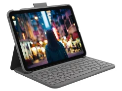 Logitech Slim Folio Keyboard Case for iPad (10th Generation) with Integrated Bluetooth Wireless Keyboard