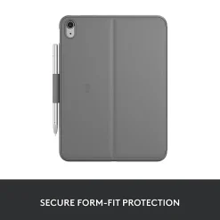 Logitech Slim Folio Keyboard Case for iPad (10th Generation) with Integrated Bluetooth Wireless Keyboard
