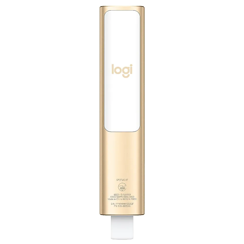 Logitech® Spotlight Universal Presentation Remote, Gold, 910-004860