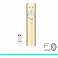 Logitech® Spotlight Universal Presentation Remote, Gold, 910-004860