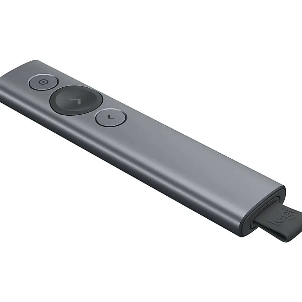Logitech® Spotlight Universal Presentation Remote, Slate, 910-004654