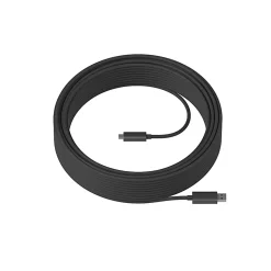 Logitech® Strong USB Active Optical USB 3.2 Cable, 82.02', Black
