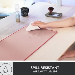 Logitech® Studio Series Desk Mat, 11-13/16”H x 27-1/2”W, Dark Rose