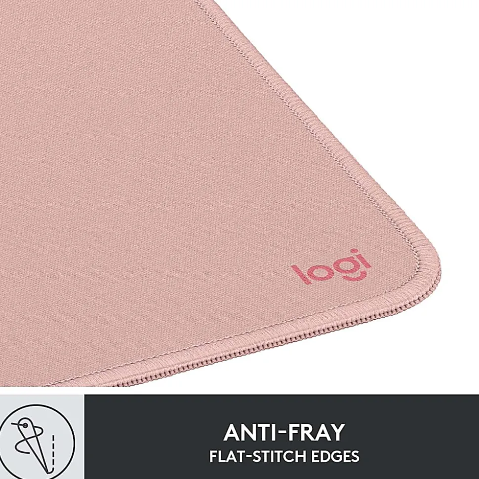 Logitech® Studio Series Mouse Pad, 9-1/8" x 7-15/16", Darker Rose