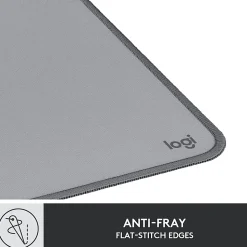 Logitech® Studio Series Multi-Functional Large Desk Mat, 11-13/16” x 27-1/2”, Mid-Gray
