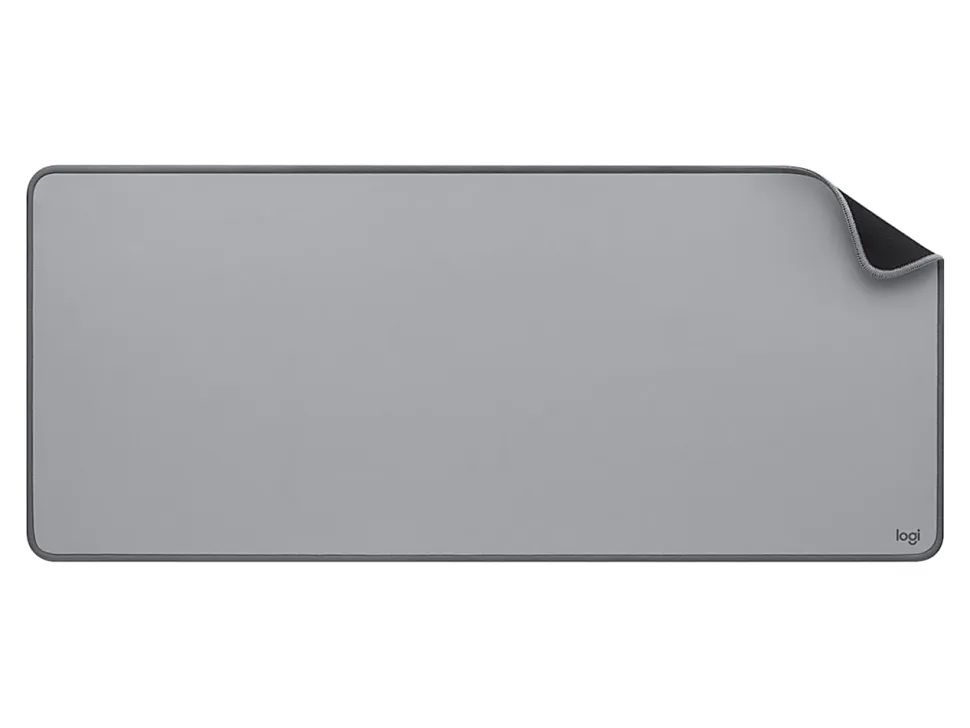 Logitech® Studio Series Multi-Functional Large Desk Mat, 11-13/16” x 27-1/2”, Mid-Gray
