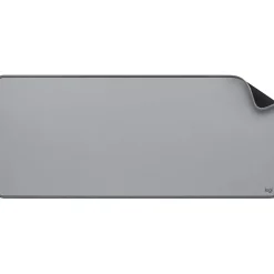 Logitech® Studio Series Multi-Functional Large Desk Mat, 11-13/16” x 27-1/2”, Mid-Gray