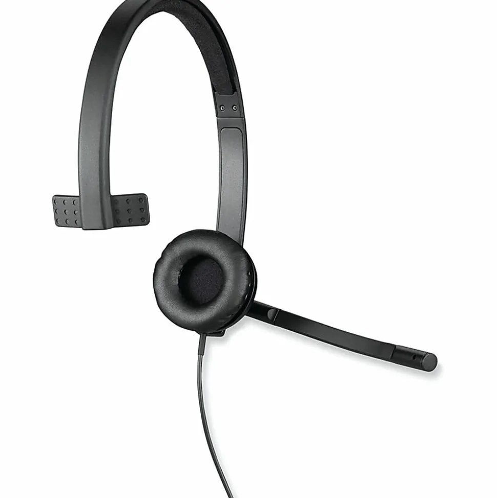 Logitech USB Headset Mono H570e - Mono - USB - Wired - 31.50 Hz to 20 kHz - Over-the-head - Monaural - 981000570