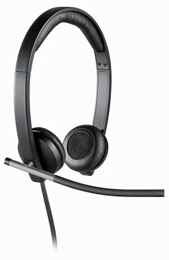 Logitech USB Headset Stereo H650e - Stereo - USB - Wired - 50 Hz to 10 kHz - Over-the-head - Binaural - 981000518