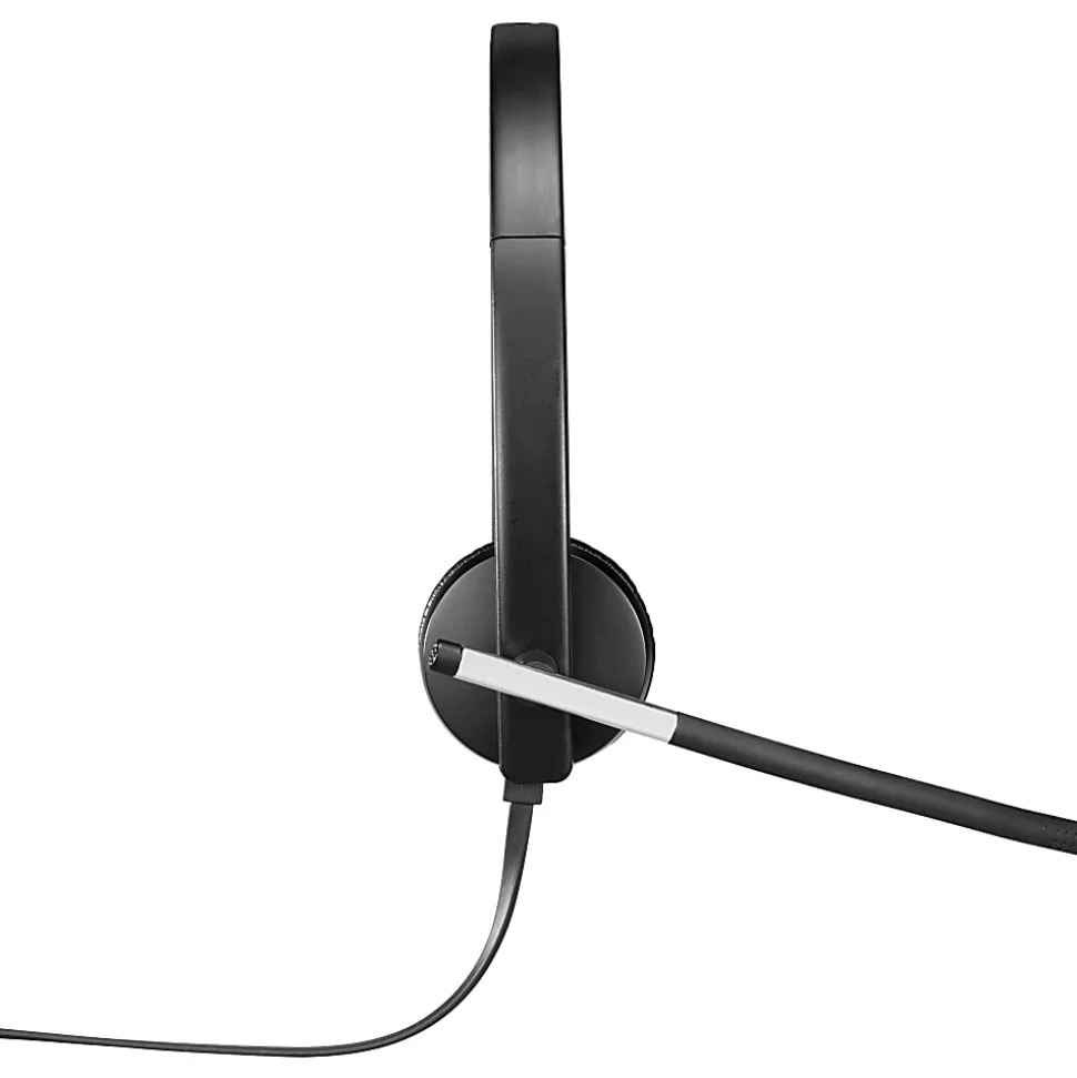 Logitech USB Headset Stereo H650e - Stereo - USB - Wired - 50 Hz to 10 kHz - Over-the-head - Binaural - 981000518