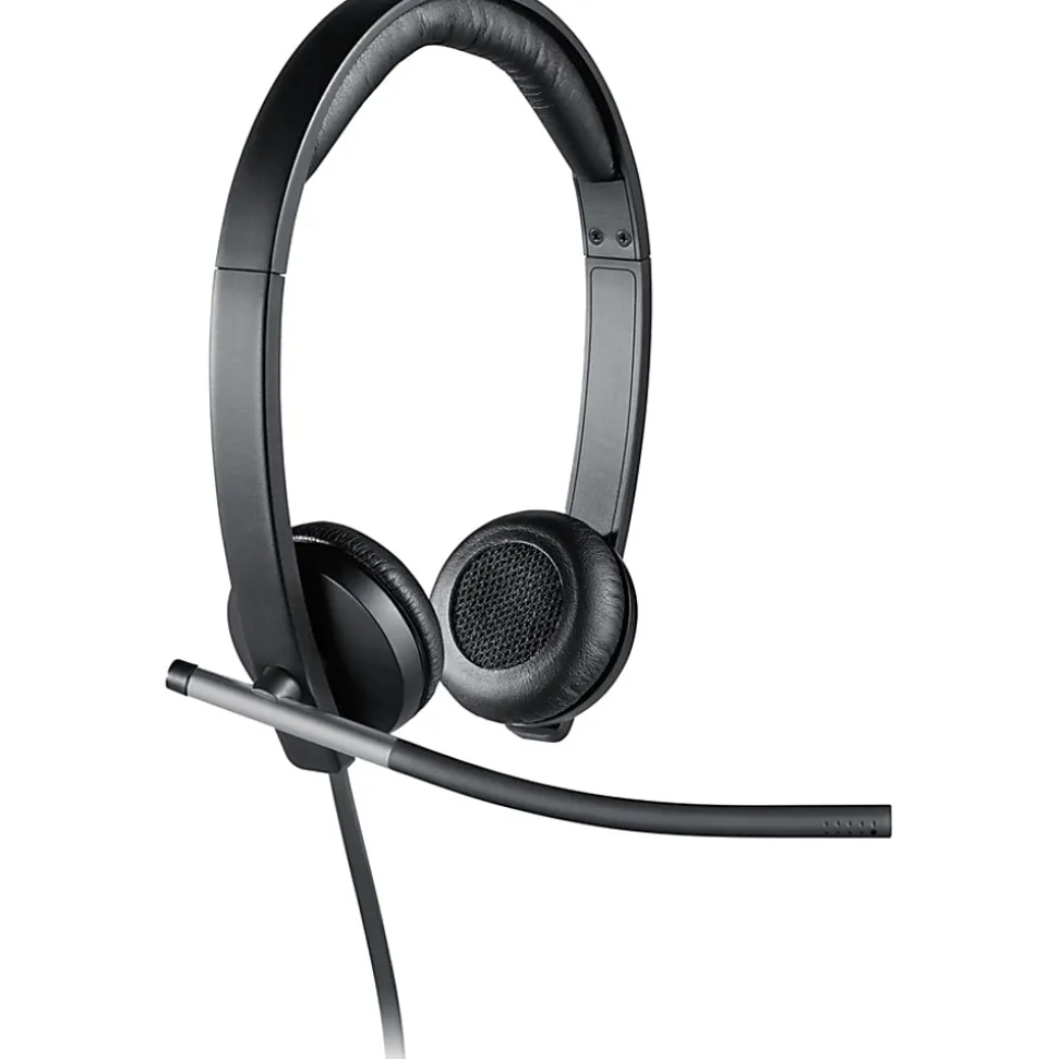 Logitech USB Headset Stereo H650e - Stereo - USB - Wired - 50 Hz to 10 kHz - Over-the-head - Binaural - 981000518