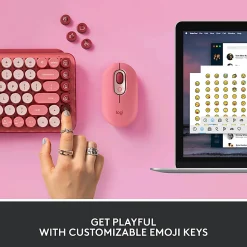 Logitech Wireless Mechanical Keyboard with Customizable Emoji Keys - Wireless Connectivity - Bluetooth - 920010709