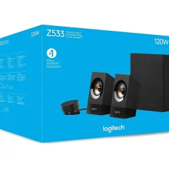 Logitech® z533 Multimedia Speaker System, Black, 980-001053