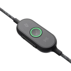 Logitech Zone Headset - Stereo - USB Type C - Wired - 32 Ohm - 20 Hz to 16 kHz - Over-the-head - Binaural - 981000876