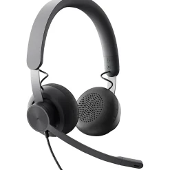 Logitech Zone Headset - Stereo - USB Type C - Wired - 32 Ohm - 20 Hz to 16 kHz - Over-the-head - Binaural - 981000876