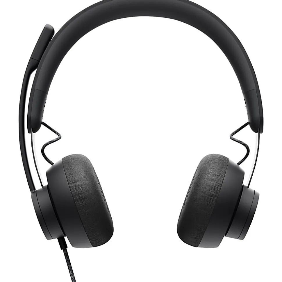 Logitech Zone Headset - Stereo - USB Type C - Wired - 32 Ohm - 20 Hz to 16 kHz - Over-the-head - Binaural - 981000876