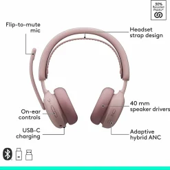 Logitech Zone Wireless 2 Es Hs Teams, 981001519