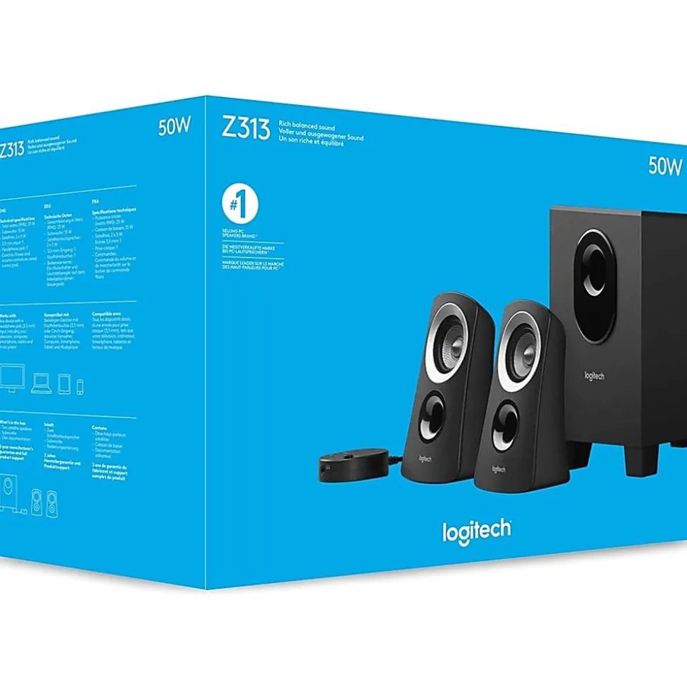 Logitech® Z313 3-Piece Speaker System