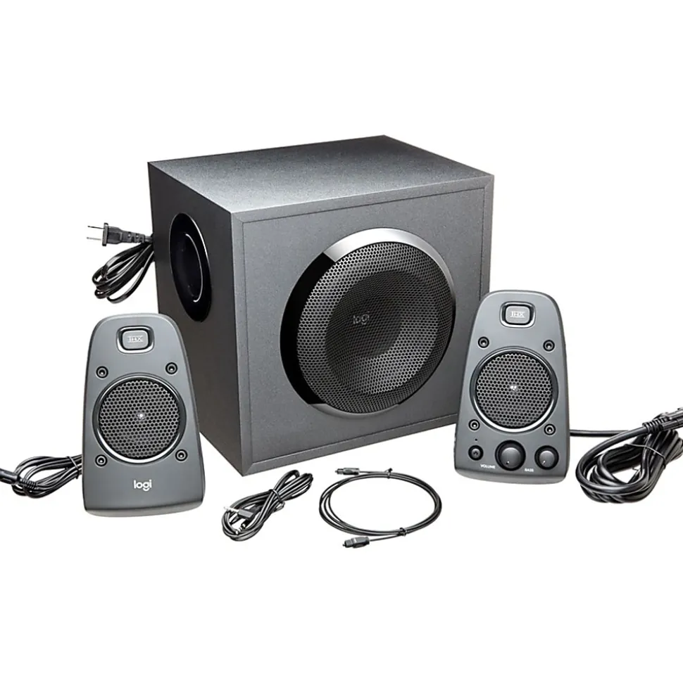 Logitech Z625 2.1 Speaker System - 200 W RMS - Black - THX - 1