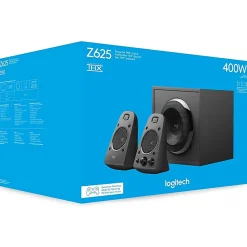 Logitech Z625 2.1 Speaker System - 200 W RMS - Black - THX - 1