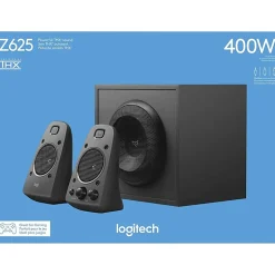 Logitech Z625 2.1 Speaker System - 200 W RMS - Black - THX - 1