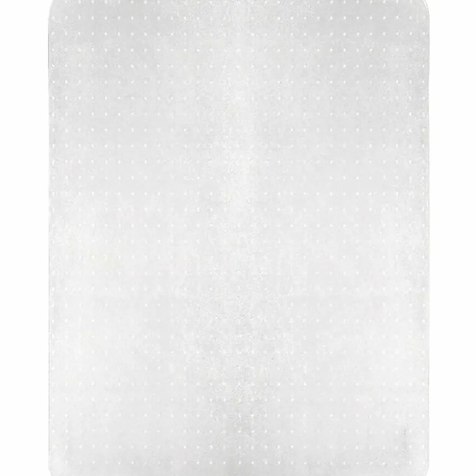Lorell® Big and Tall Polycarbonate Low Pile Studded Chair Mat, 46" x 60"