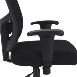 Lorell® Big & Tall Ergonomic Mesh Mid-Back Task Chair, Black