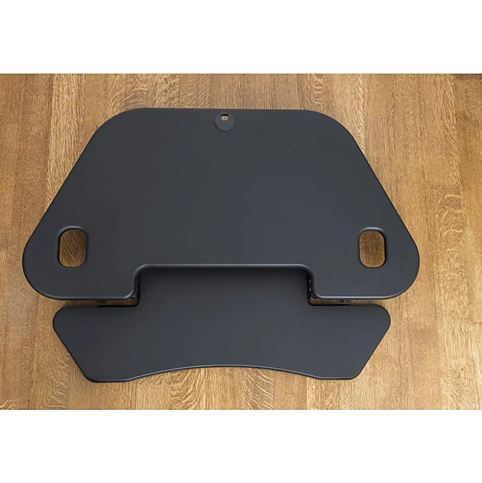 Lorell™ Corner Desk Riser, 45-13/16" x 23-1/4", Black
