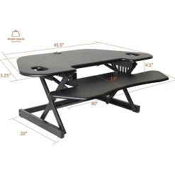 Lorell™ Corner Desk Riser, 45-13/16