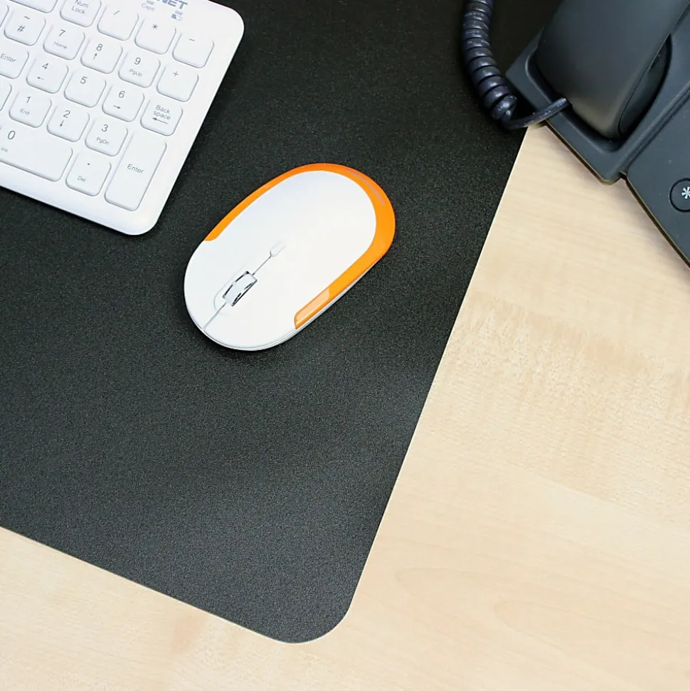 Lorell Desk Pad - Rectangular - 24" Width19" Depth - Black