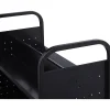 Lorell® Double-sided Book Cart, Black