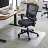 Lorell® Economy Studded Chair Mat, 36" x 48", Standard Lip