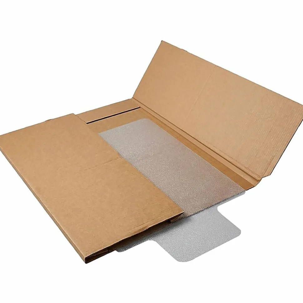 Lorell® Economy Studded Chair Mat, 36" x 48", Standard Lip
